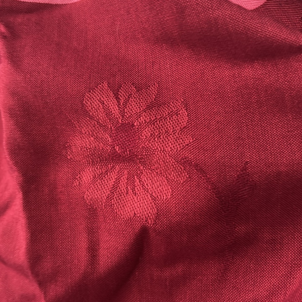 Jacquard Floral Wrap Scarf Heavy Weight Pink Purple Maroon 30”x 66” Large - Picture 10 of 12